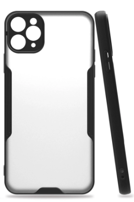 Newface iPhone 11 Pro Kılıf Platin Silikon - Siyah resmi