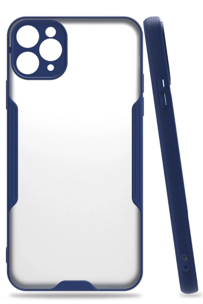 Newface iPhone 11 Pro Kılıf Platin Silikon - Lacivert resmi