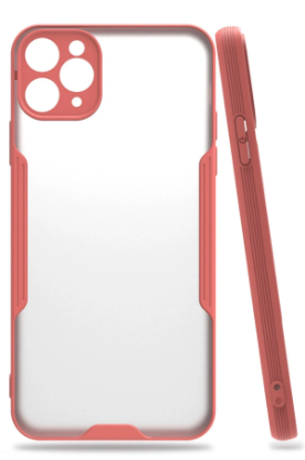 Newface iPhone 11 Pro Kılıf Platin Silikon - Pembe resmi