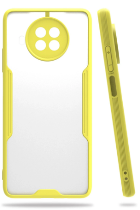 Newface Xiaomi Mi 10T Lite Kılıf Platin Silikon - Sarı resmi