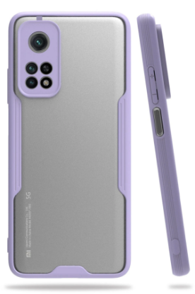 Newface Xiaomi Mi 10T Pro Kılıf Platin Silikon - Lila resmi