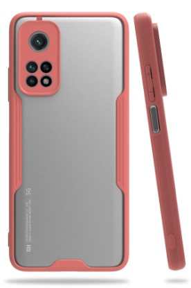 Newface Xiaomi Mi 10T Pro Kılıf Platin Silikon - Pembe resmi