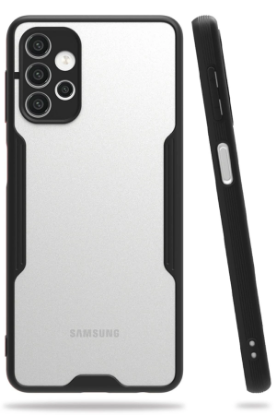 Newface Samsung Galaxy A52 Kılıf Platin Silikon - Siyah resmi