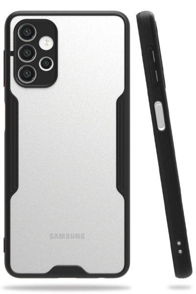 Newface Samsung Galaxy A52 Kılıf Platin Silikon - Siyah resmi