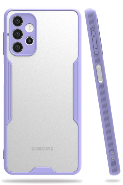 Newface Samsung Galaxy A72 Kılıf Platin Silikon - Lila resmi