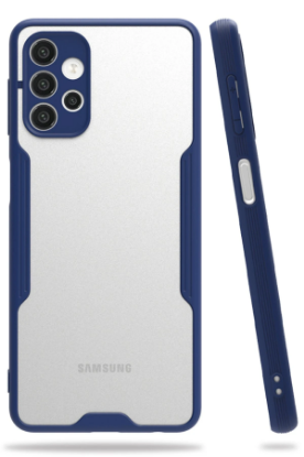 Newface Samsung Galaxy A72 Kılıf Platin Silikon - Lacivert resmi