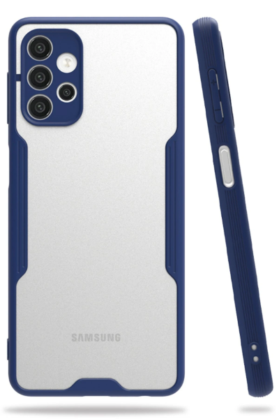 Newface Samsung Galaxy A72 Kılıf Platin Silikon - Lacivert resmi