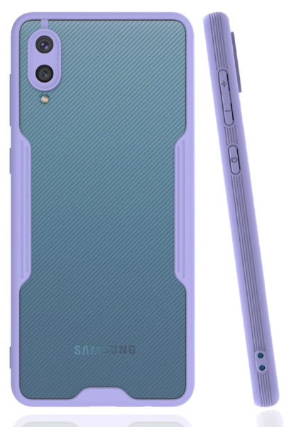 Newface Samsung Galaxy A02 Kılıf Platin Silikon - Lila resmi