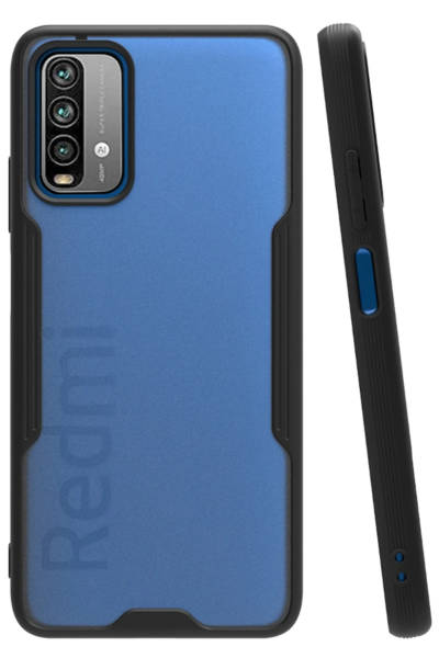 Newface Xiaomi Redmi 9T Kılıf Platin Silikon - Siyah resmi