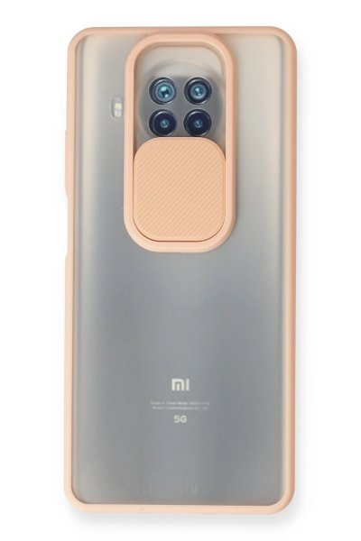 Newface Xiaomi Mi 10T Lite Kılıf Palm Buzlu Kamera Sürgülü Silikon - Pembe resmi