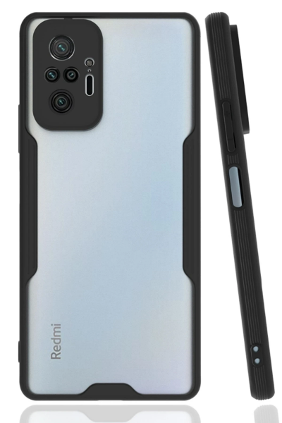Newface Xiaomi Redmi Note 10 Pro Kılıf Platin Silikon - Siyah resmi