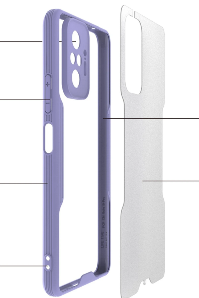 Newface Xiaomi Redmi Note 10 Pro Kılıf Platin Silikon - Yeşil resmi