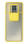 Newface Xiaomi Redmi Note 9 Pro Kılıf Palm Buzlu Kamera Sürgülü Silikon - Sarı resmi