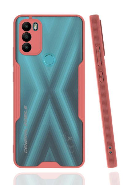 Newface General Mobile GM 21 Plus Kılıf Platin Silikon - Pembe resmi