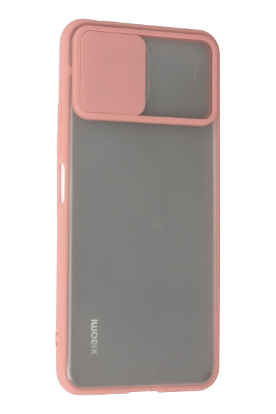 Newface Xiaomi Mİ 11 Lite Kılıf Palm Buzlu Kamera Sürgülü Silikon - Pembe resmi