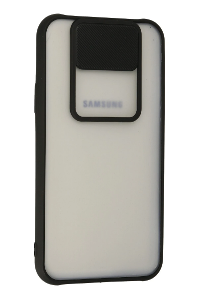 Newface Samsung Galaxy J7 Kılıf Palm Buzlu Kamera Sürgülü Silikon - Siyah resmi
