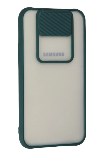 Newface Samsung Galaxy J7 Kılıf Palm Buzlu Kamera Sürgülü Silikon - Yeşil resmi