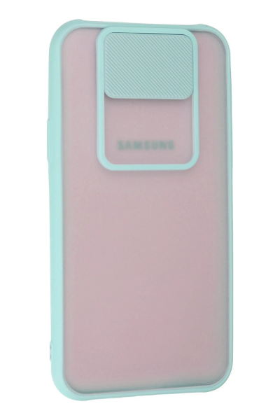 Newface Samsung Galaxy J7 Kılıf Palm Buzlu Kamera Sürgülü Silikon - Turkuaz resmi