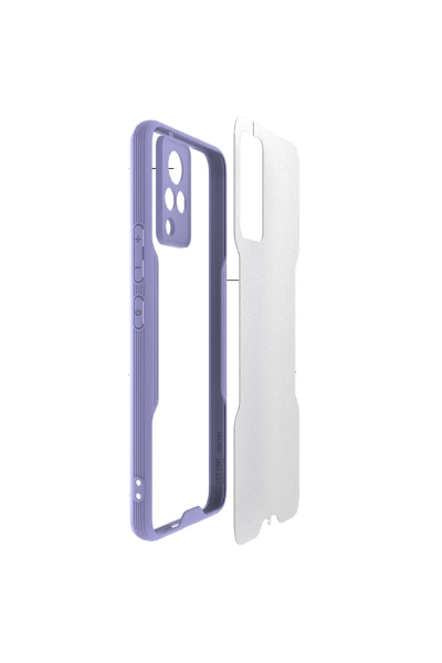 Newface Vivo V21 Kılıf Platin Silikon - Siyah resmi