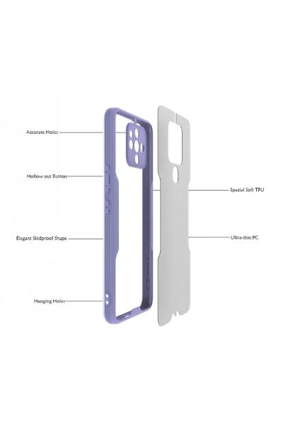 Newface Tecno Camon 16 Kılıf Platin Silikon - Sarı resmi