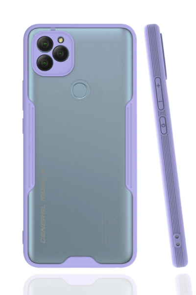 Newface General Mobile GM 22 Kılıf Platin Silikon - Lila resmi