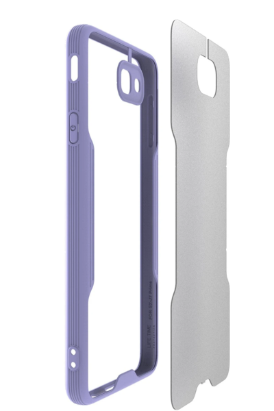 Newface Samsung Galaxy J7 Prime Kılıf Platin Silikon - Pembe resmi