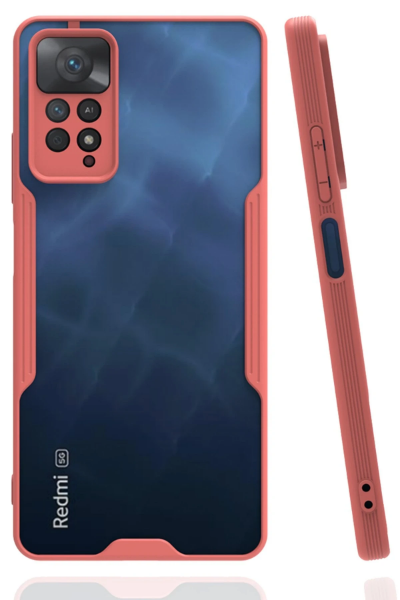 Newface Xiaomi Redmi Note 11 Pro Kılıf Platin Silikon - Pembe resmi