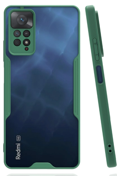 Newface Xiaomi Redmi Note 11 Pro Kılıf Platin Silikon - Yeşil resmi