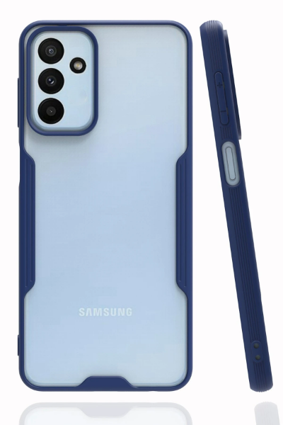 Newface Samsung Galaxy M23 Kılıf Platin Silikon - Lacivert resmi