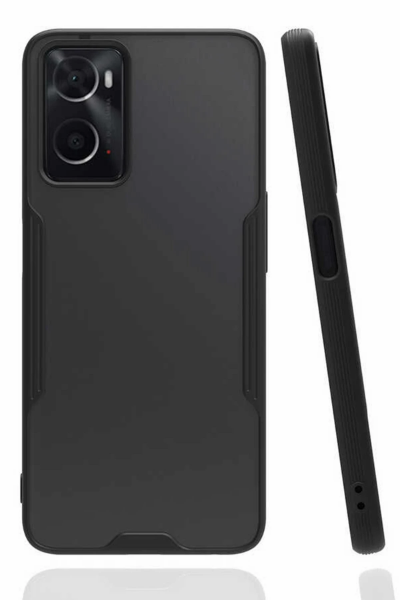 Newface Oppo A96 Kılıf Platin Silikon - Siyah resmi