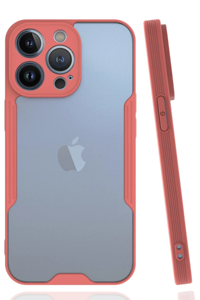 Newface iPhone 14 Pro Max Kılıf Platin Silikon - Pembe resmi