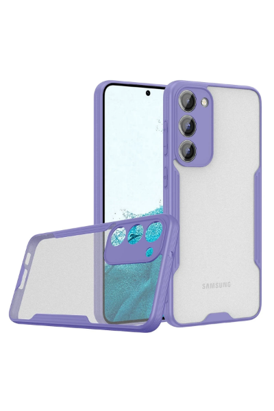 Newface Samsung Galaxy S23 Plus Kılıf Platin Silikon - Lila resmi
