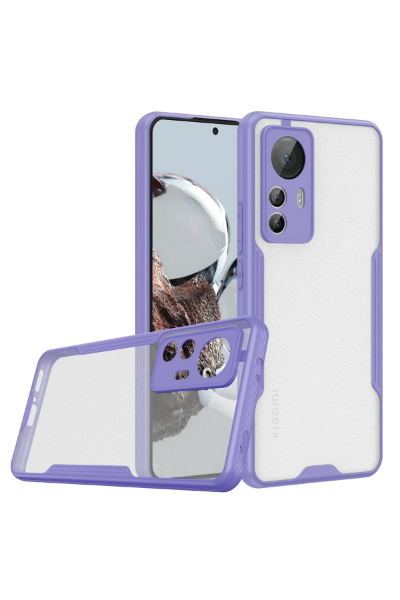 Newface Xiaomi Mi 12T Kılıf Platin Silikon - Lila resmi