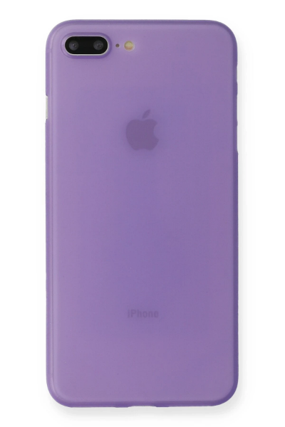 Newface iPhone 7 Plus Kılıf PP Ultra İnce Kapak - Mor resmi