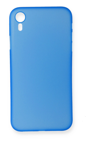 Newface iPhone XR Kılıf PP Ultra İnce Kapak - Mavi resmi
