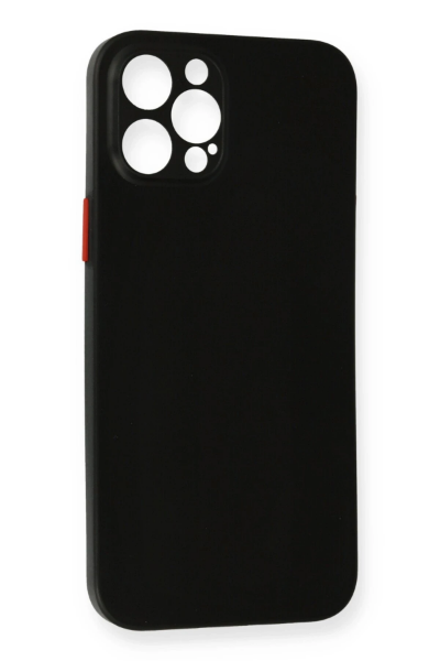 Newface iPhone 12 Pro Kılıf PP Ultra İnce Kapak - Siyah resmi