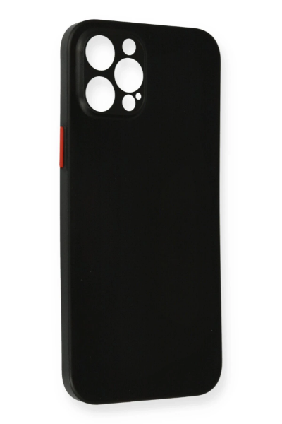 Newface iPhone 12 Pro Kılıf PP Ultra İnce Kapak - Siyah resmi