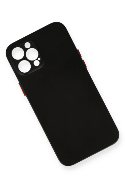 Newface iPhone 12 Pro Kılıf PP Ultra İnce Kapak - Siyah resmi