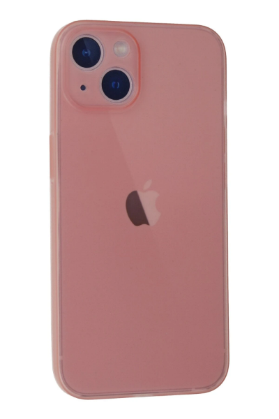 Newface iPhone 13 Kılıf PP Ultra İnce Kapak - Pembe resmi