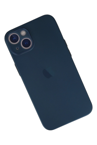 Newface iPhone 13 Mini Kılıf PP Ultra İnce Kapak - Mavi resmi