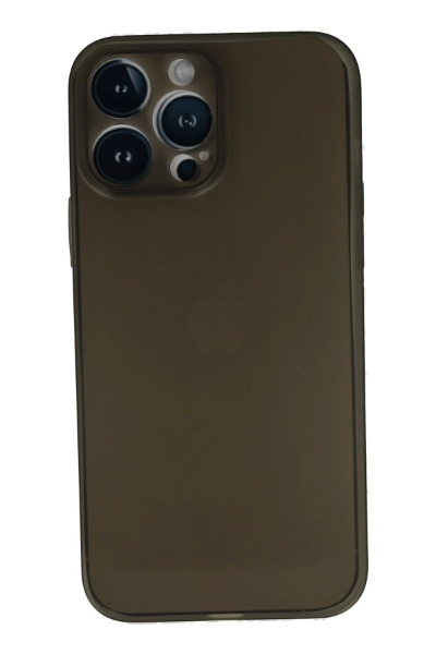 Newface iPhone 13 Pro Kılıf PP Ultra İnce Kapak - Gri resmi