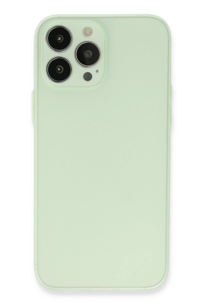 Newface iPhone 13 Pro Max Kılıf Puma Silikon - Açık Yeşil resmi