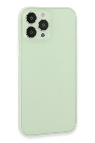 Newface iPhone 13 Pro Max Kılıf Puma Silikon - Açık Yeşil resmi