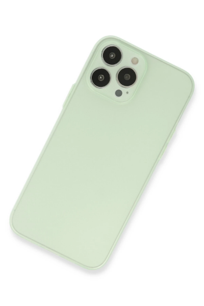Newface iPhone 13 Pro Kılıf Puma Silikon - Açık Yeşil resmi