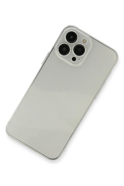 Newface iPhone 13 Pro Max Kılıf Fly Lens Silikon - Şeffaf resmi