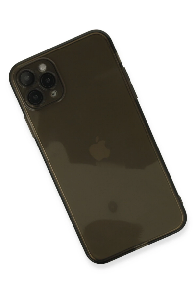 Newface iPhone 11 Pro Kılıf Fly Lens Silikon - Siyah resmi