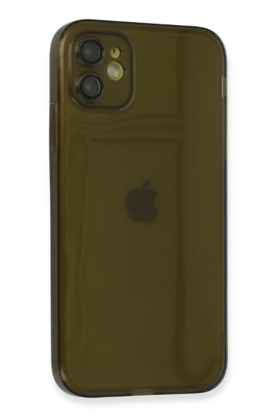 Newface iPhone 12 Kılıf Fly Lens Silikon - Siyah resmi