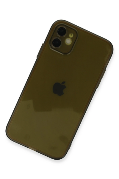 Newface iPhone 12 Kılıf Fly Lens Silikon - Siyah resmi