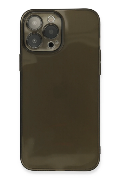 Newface iPhone 13 Pro Kılıf Fly Lens Silikon - Siyah resmi