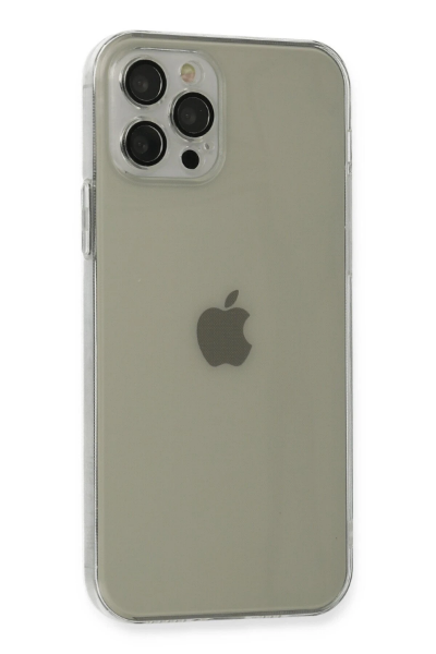 Newface iPhone 12 Pro Max Kılıf Fly Lens Silikon - Şeffaf resmi